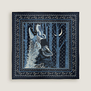 カレH 65 《AWOOOOO!・ バンダナ》 - ベージュ | Hermès